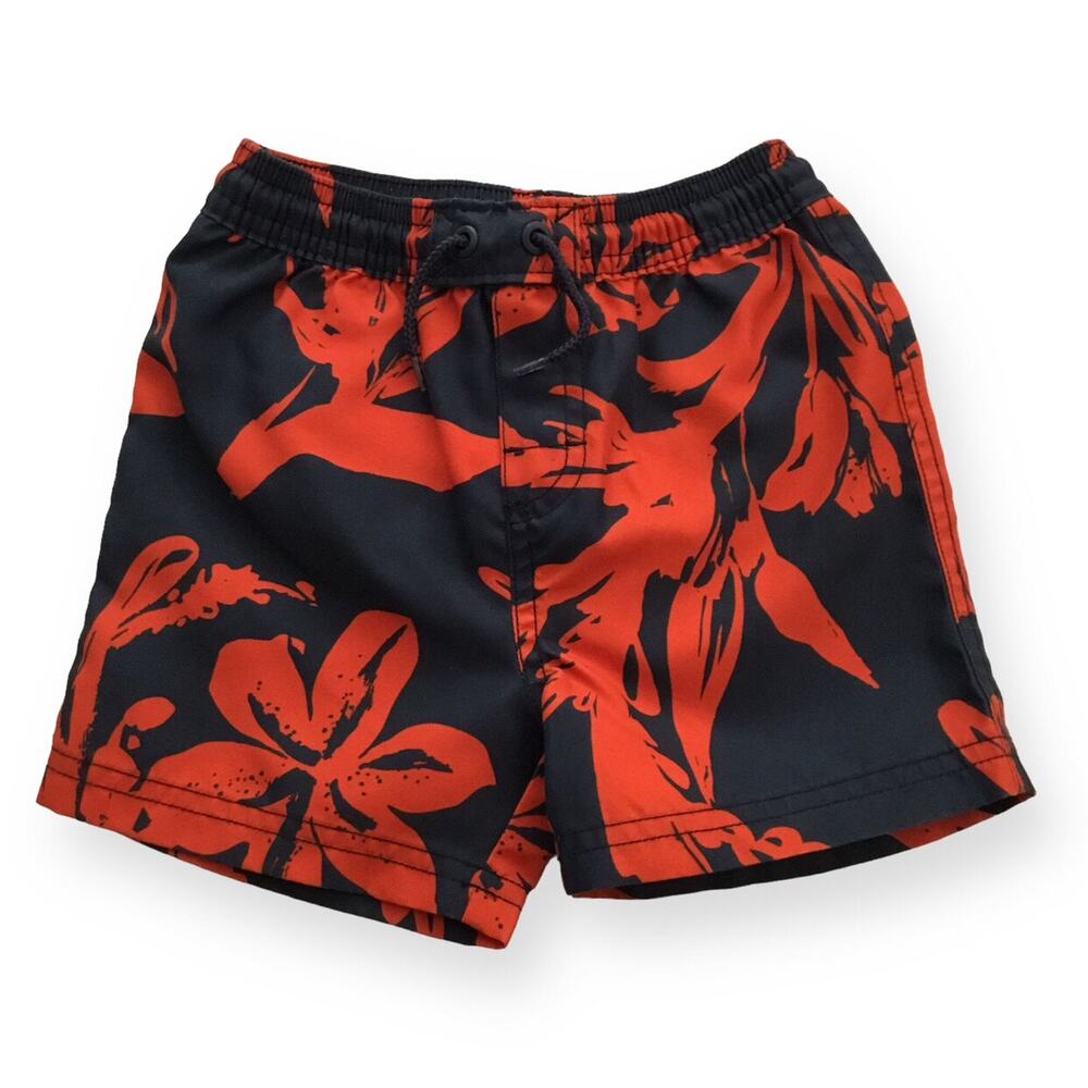 Tea Collection Tropical Floral Swim Trunks